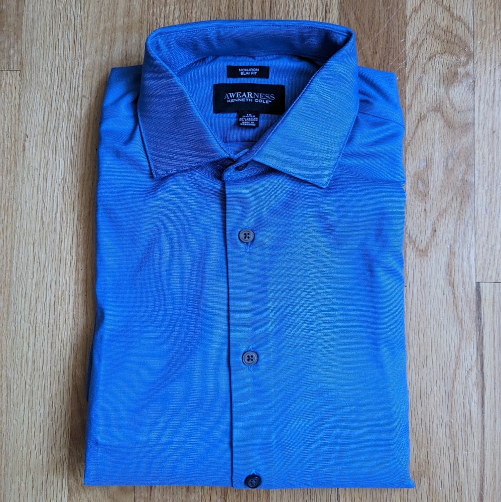 AWEARNESS Kenneth Cole Men's Dress Shirt